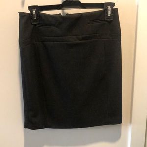 EUC Express High Waist Black Pinstripe Mini